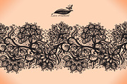 Lace ribbon seamless pattern, a Background Graphic by Vikpit (Thumbnail 1 of 3)