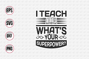 Teacher typographic quotes design., a Graphic by Uniquesvg99 (Thumbnail 11 of 21)