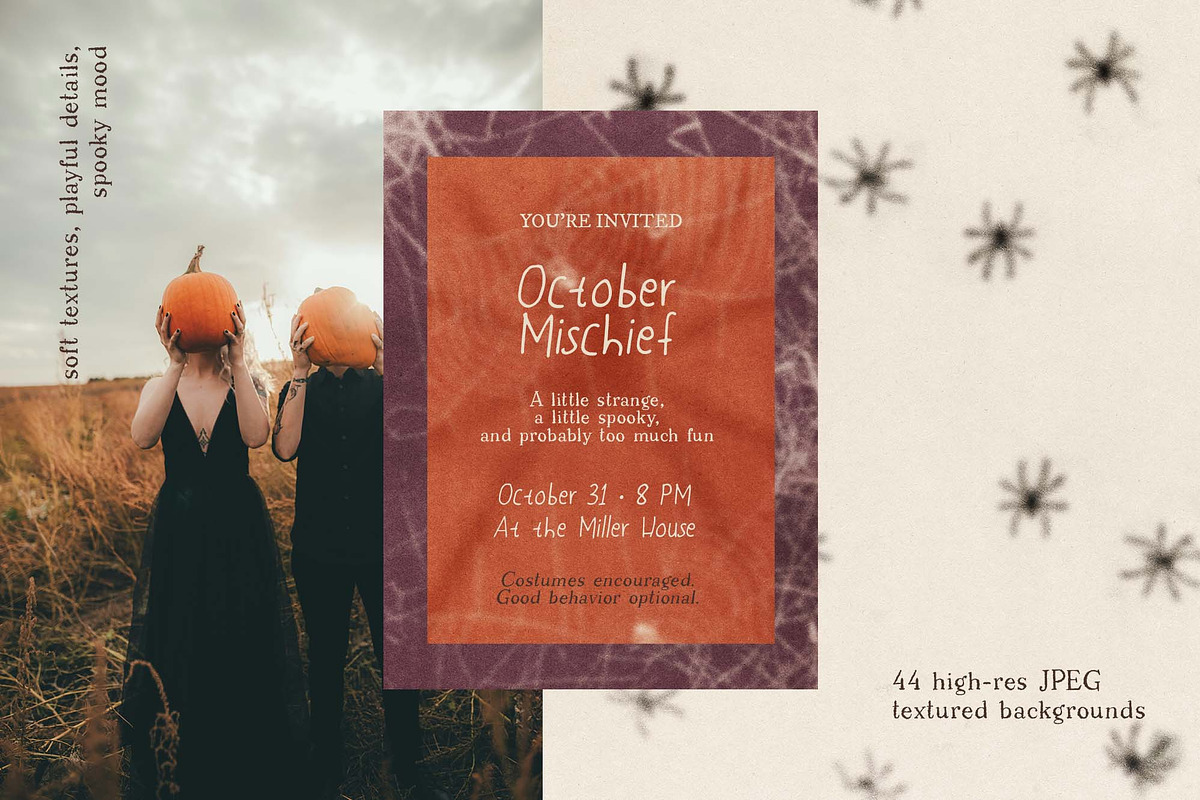 October Mischief Halloween Textures, a Background Graphic by DigARTbyHavroshka (Photo 3 of 13)