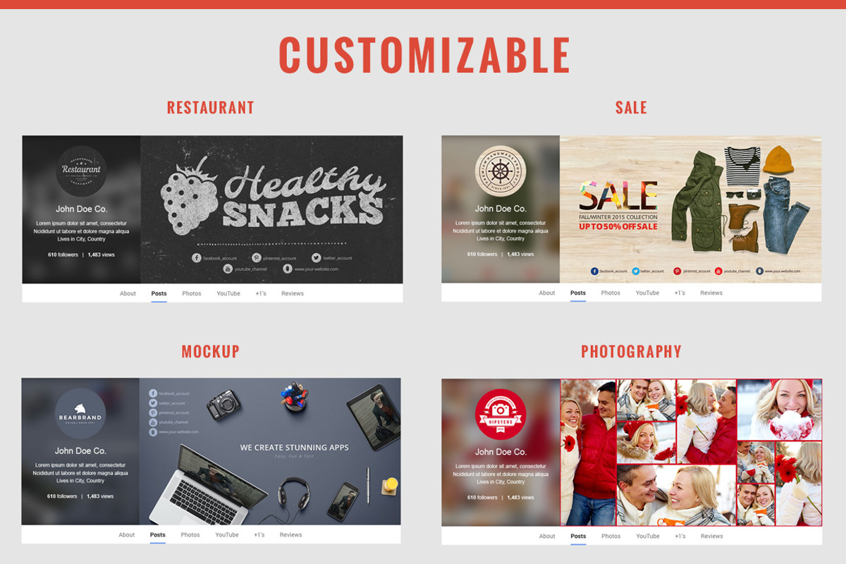 11 Smart Google+ Cover Photo, a Templates & Theme by Pixel Strawberry (Photo 3 of 5)