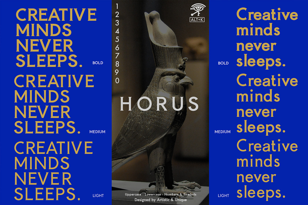 Horus - Serif Font Family preview 6