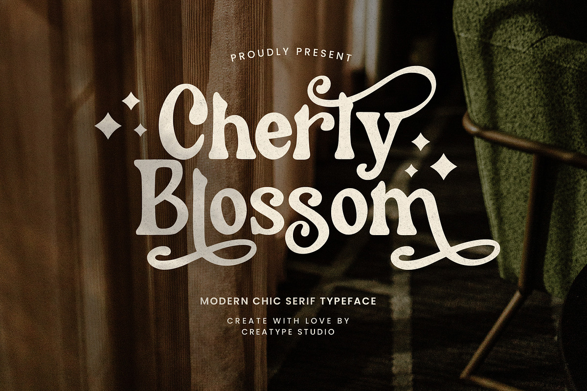 Cherly Blossom Modern Chic Serif, a Serif Font by Creatype Studio (Photo 1 of 9)