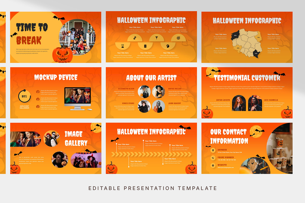Halloween Festival Presentation, a Presentation Template by Digitcase x Wealthwells (Photo 4 of 4)