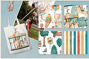 Amusement Park watercolor clip art, an Illustration by ARTerria (Thumbnail 6 of 9)