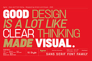 Agnar - Sans serif font family, a Font by Artistic & Unique (Thumbnail 8 of 14)