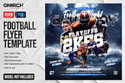 5 Football Flyer Templates, a Flyer Template by OnurDemircan (Thumbnail 6 of 6)