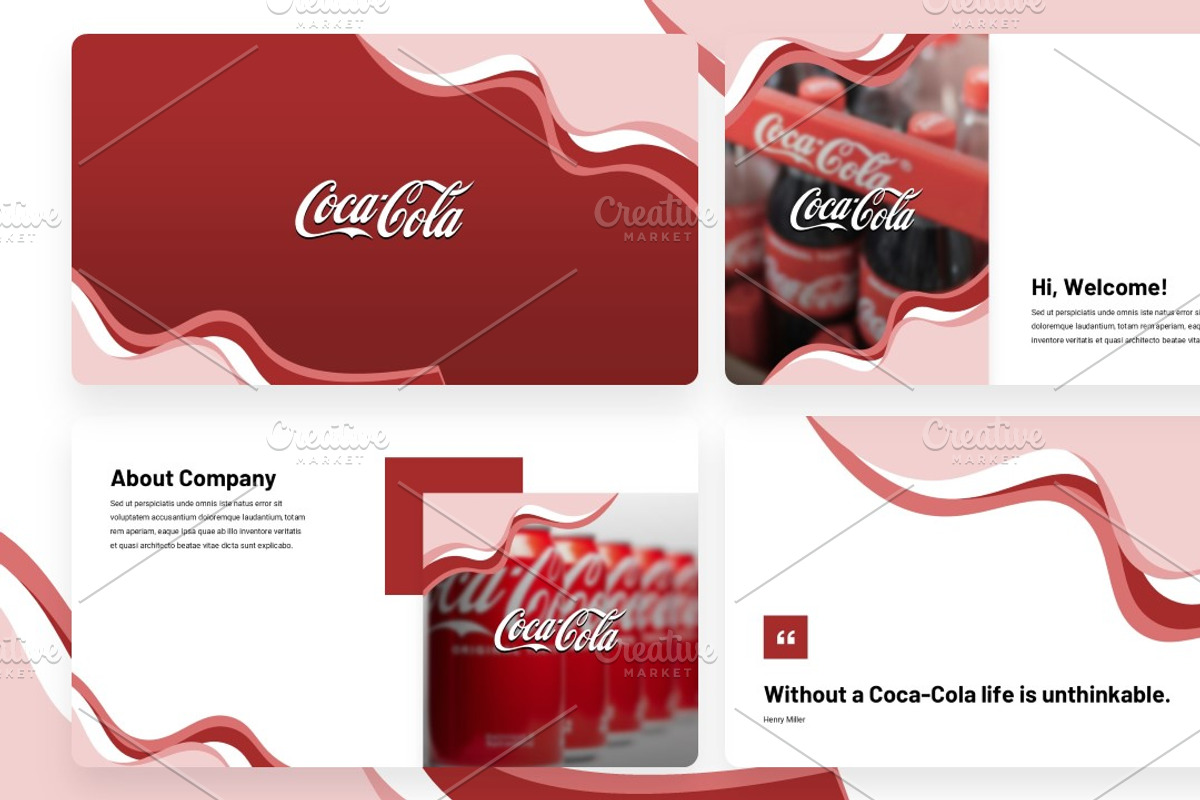 Coca Cola Presentation, a Presentation Template by Interpitch (Photo 2 of 9)