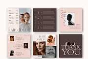 Instagram Salon Template CANVA, a Social Media Template by Kseniia_Design (Thumbnail 4 of 10)