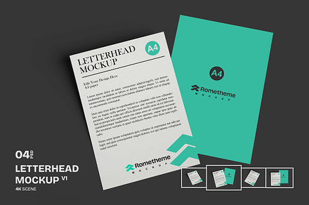 Letterhead vol.01 - Mockup