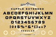 Cupple Extended     5 Font Family, a Serif Font by Graphic Bandits (Thumbnail 2 of 7)