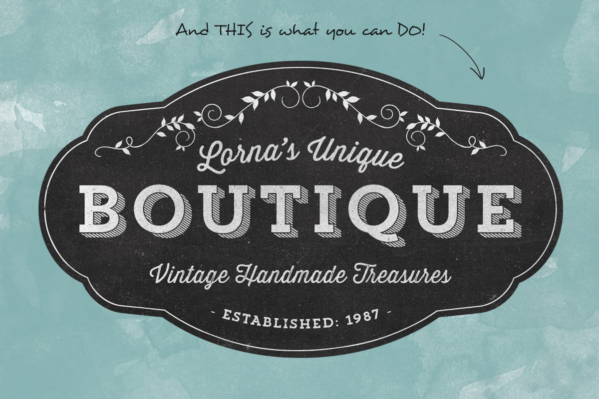 Chalkboard Signs, Ribbons & Badges preview 3
