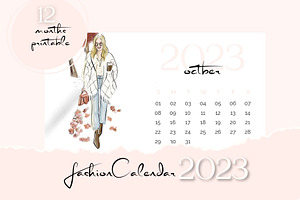 2023 Fashion Illustration Calendar