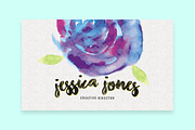 Watercolor Creative Business Card, a Business Card Template by land art (Thumbnail 8 of 10)