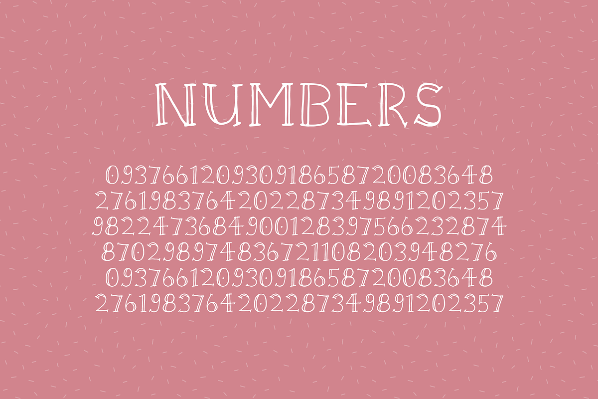 Pencil Doodle Hand Crafted Font preview 6