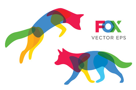 Creative Fox Vector Design Animal