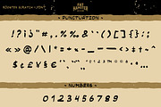 Rooster Scratch handcrafted font, a Handwritten Font by Fat Hamster (Thumbnail 5 of 9)
