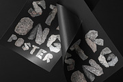 Black Granite Font, a Slab Serif Font by Handmadefont (Thumbnail 8 of 9)