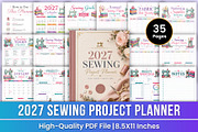 2027 Sewing Project Planner | Crafts, a Stationery Template by Mustafiz (Thumbnail 1 of 4)