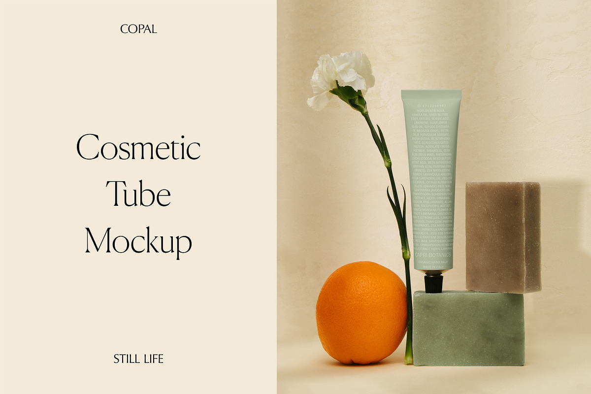 Cosmetic Tube Mockup, a Packaging Mockup by Copal (Photo 1 of 6)