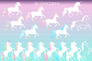 Magical Unicorns, Einhorn, White, an Illustration by Mia's Graphic Design (Thumbnail 4 of 9)