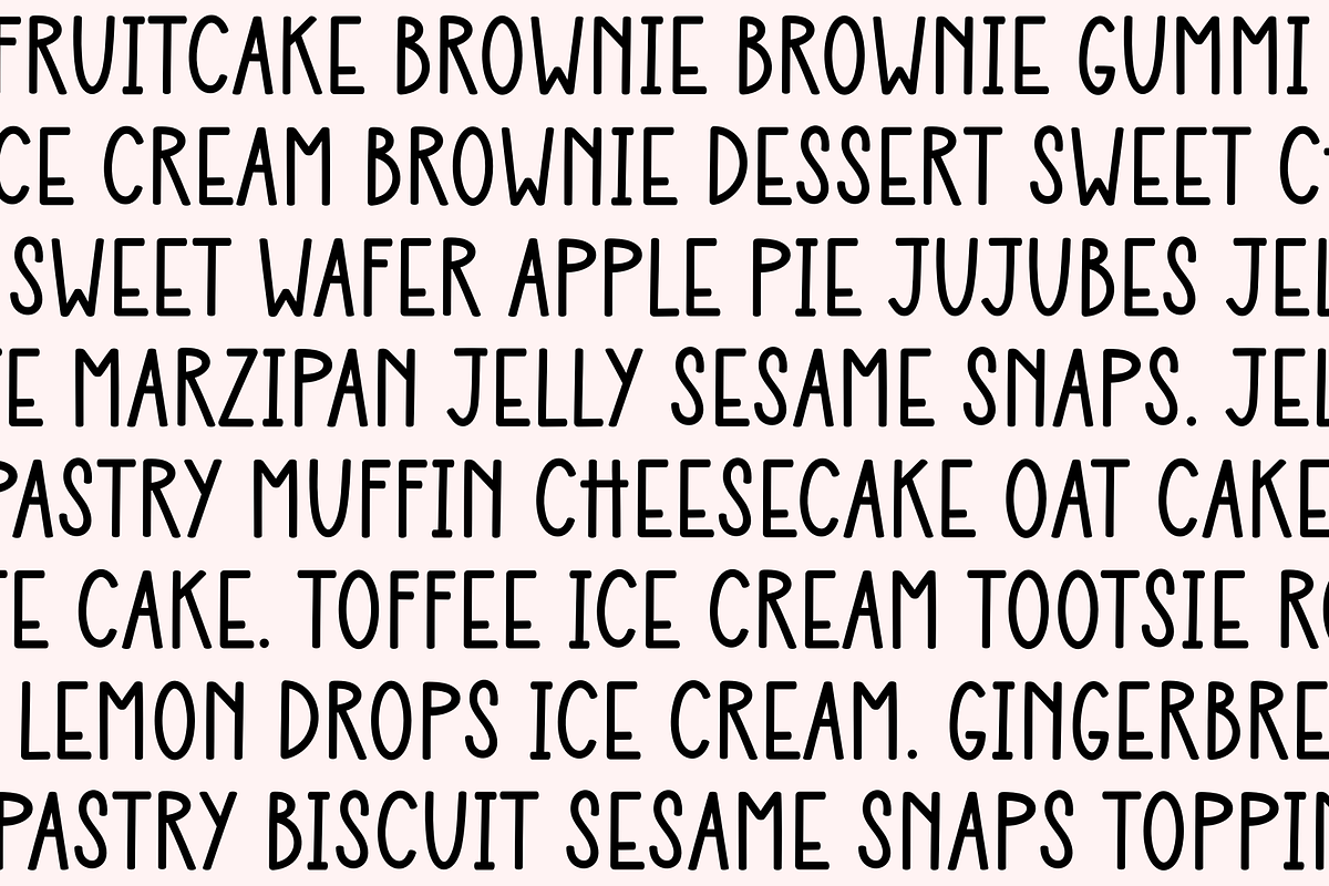 Pink Sunflower Font, a Sans Serif Font by Sofia Skoog (Photo 4 of 12)