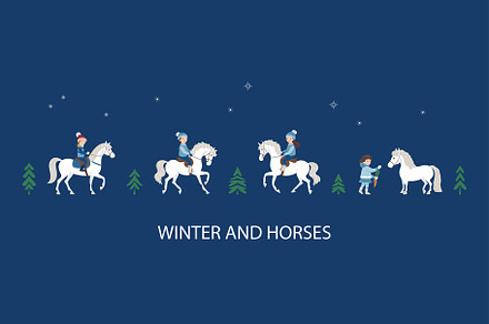 WINTER AND HORSES