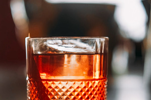 Refreshing beverage alcoholic cocktail glass cold, a Food & Drink Photo by Photo Drive Studio