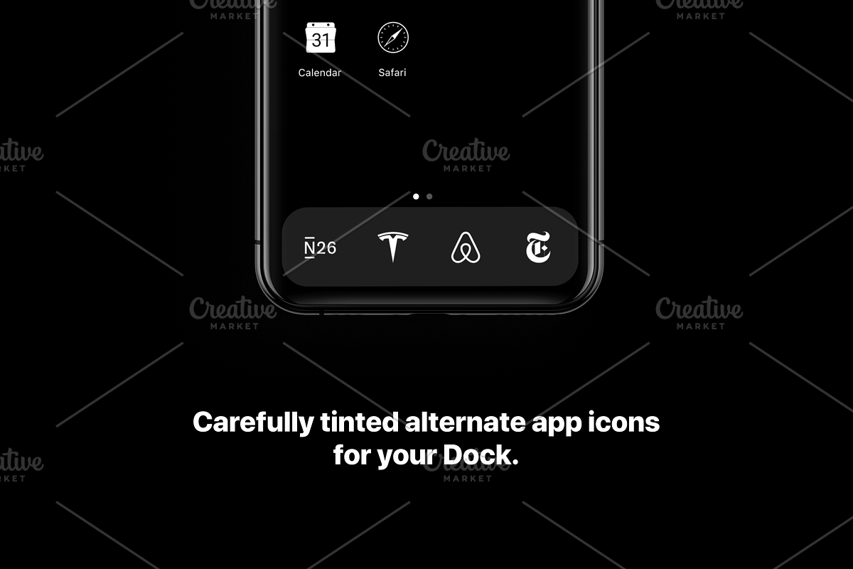 iOS 14 Luxury iPhone App Icons • One, an Icon by Homescreen Pro (Photo 3 of 6)