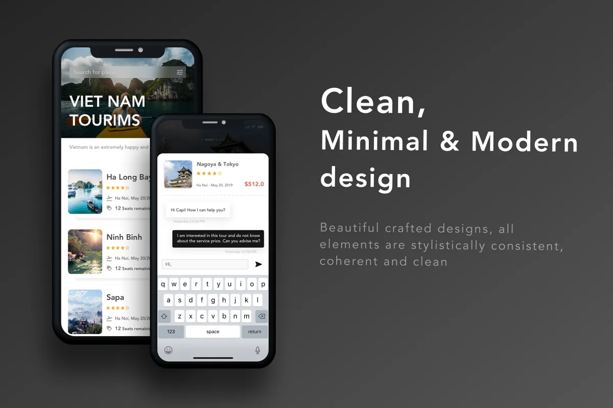 LiTour - Travel Booking App Design, an App Template by Capi Product (Photo 3 of 6)
