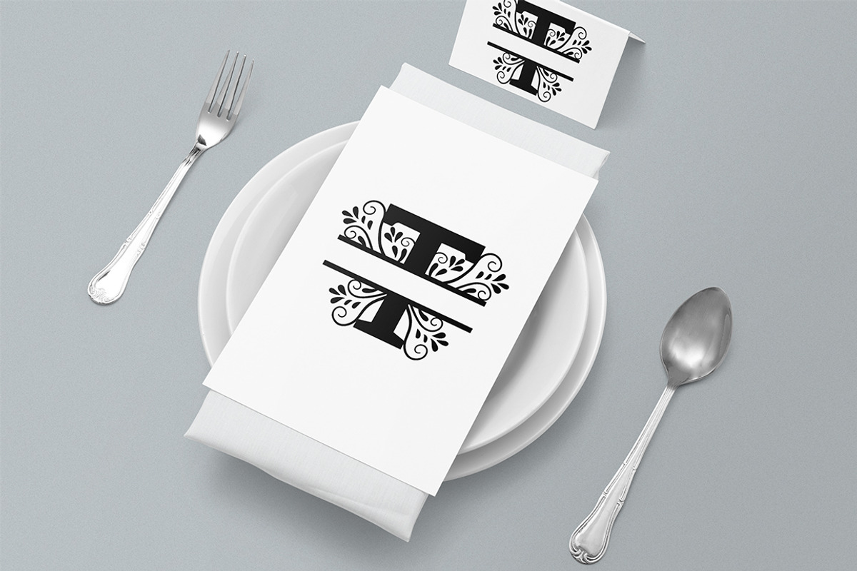 Split Letter Alphabet - SVG, an Illustration by Karen J (Photo 3 of 6)