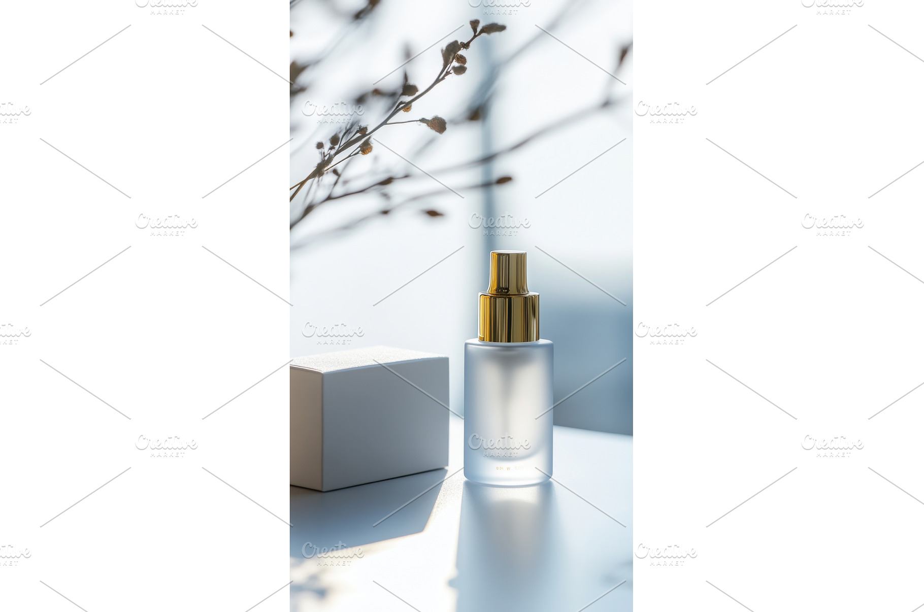 Elegant skincare bottle on a table, a Beauty & Fashion Photo by Beautiful things