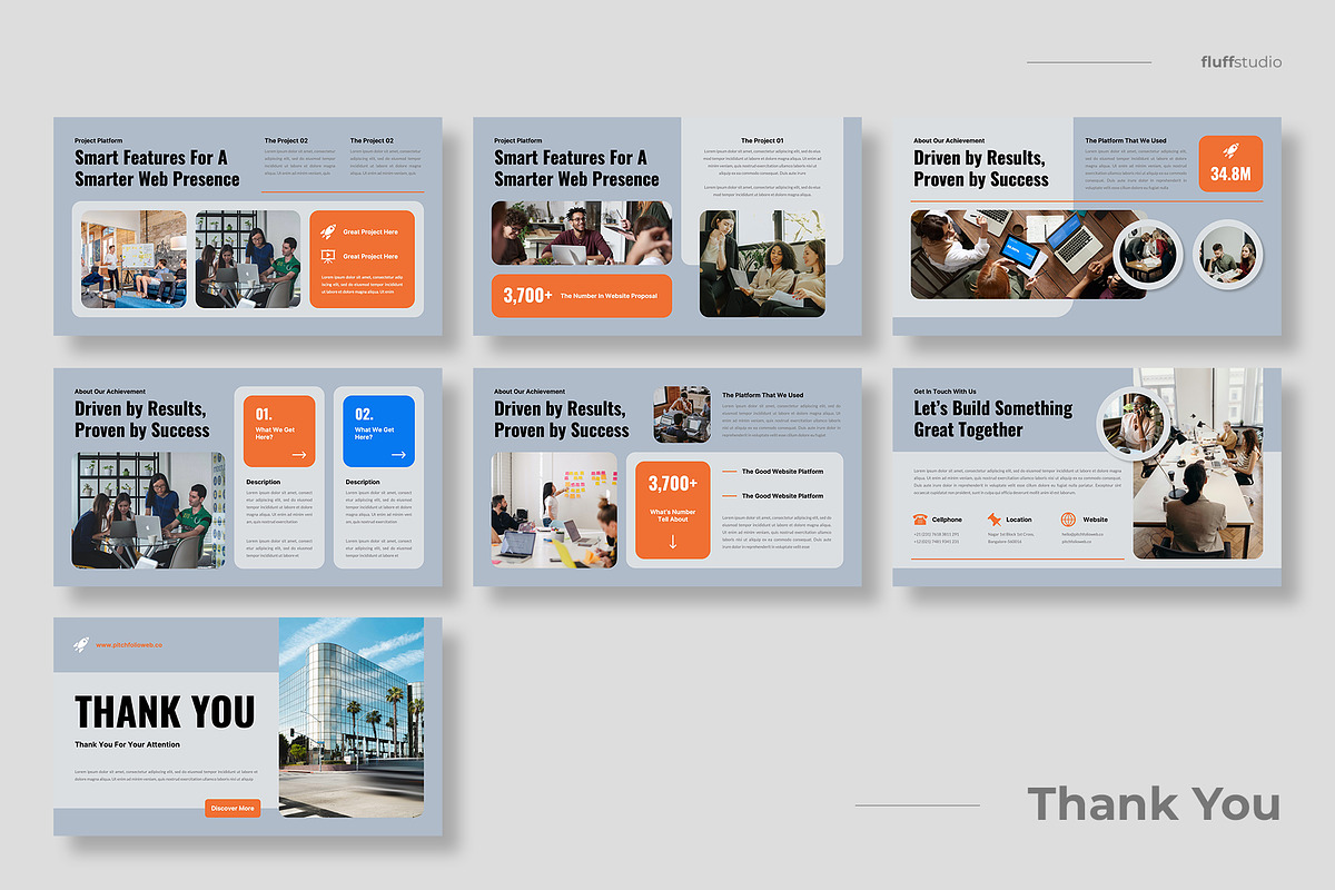 Website Proposal Powerpoint Template preview 4