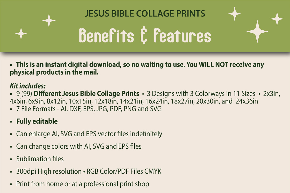 Jesus Bible Art Collages-Posters, a Person Illustration by Blynn Pippen (Photo 5 of 21)