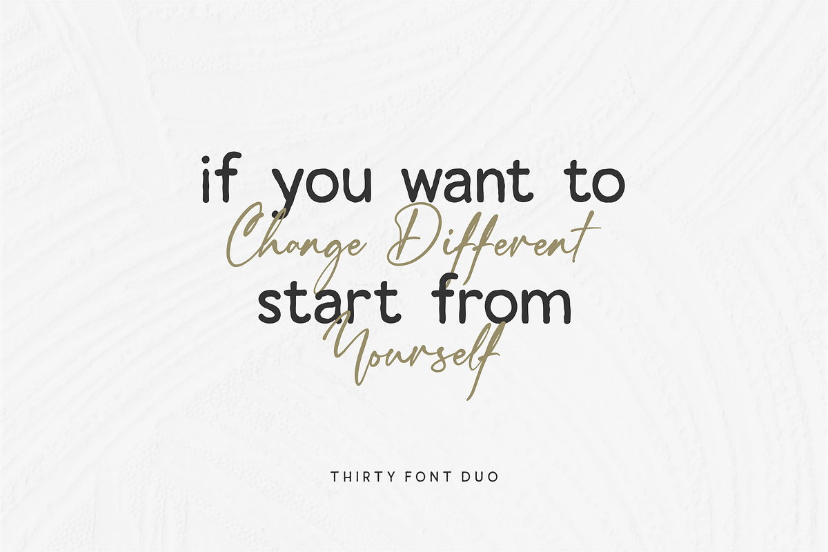 Thirty Font Duo, a Sans Serif Font by Vilogsign (Photo 5 of 14)