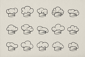 Chef Hat. AI, EPS, SVG, PSD, PNG