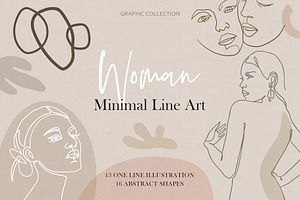 Woman Minimal Line Art Collection