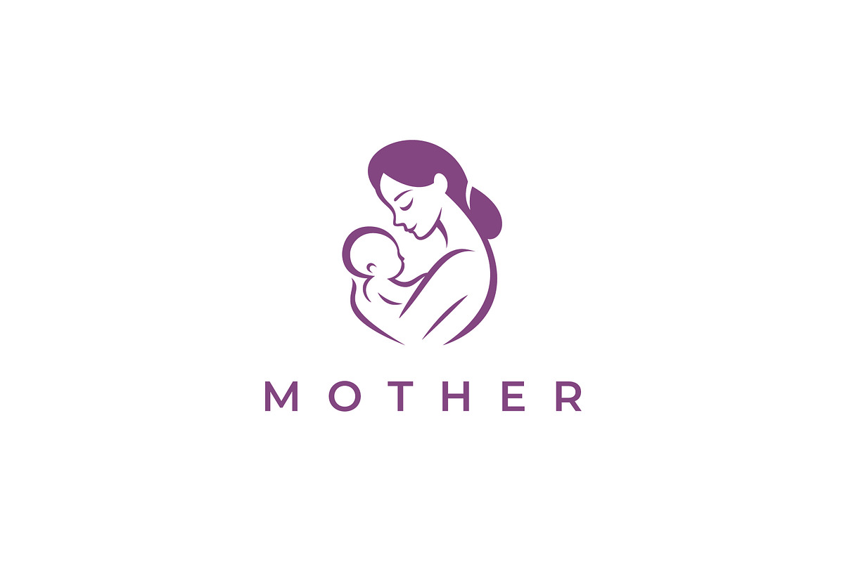 Mother and Baby Logo, a Branding & Logo Template by brandphant