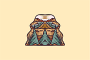 Mountain Escape, an Object Illustration by nomlimo.com (Thumbnail 1 of 2)