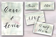 Silver watercolor set for wedding, a Texture Graphic by mcherevan (Thumbnail 1 of 3)