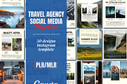 Travel Agent Canva Templates, a Social Media Template by Baleee (Thumbnail 1 of 7)