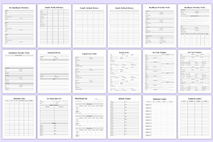 Ultimate Planner Sheets Bundle Canva