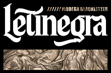 Letinegra | Modern Blackletter