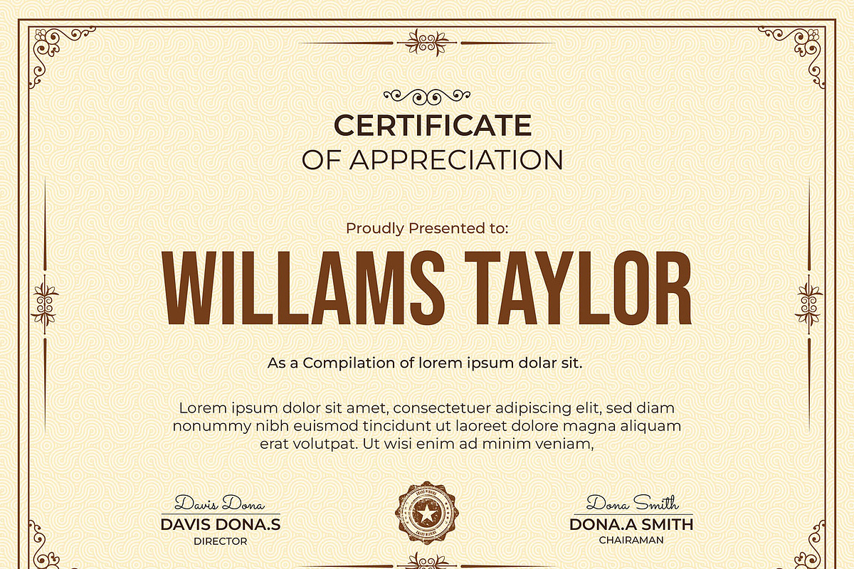Professional Certificate Designs, a Stationery Template by MRI STUDIO (Photo 2 of 11)