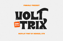 Volt Trix Bold Display Font