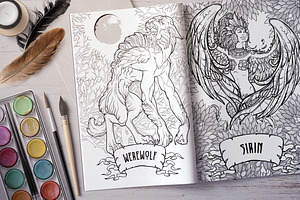 BESTIARY - Coloring Book