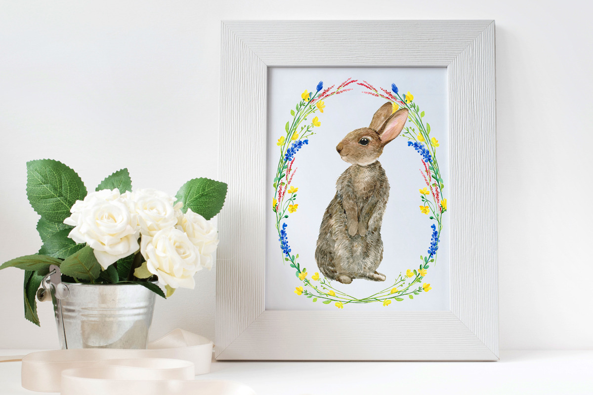 Forest animals .watercolor, an Animal Illustration by MitrushovaArt (Photo 7 of 7)