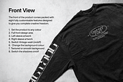Vintage Reclaimed Sweatshirt Mockup, a Hoody Mockup by Studio Innate (Thumbnail 3 of 6)
