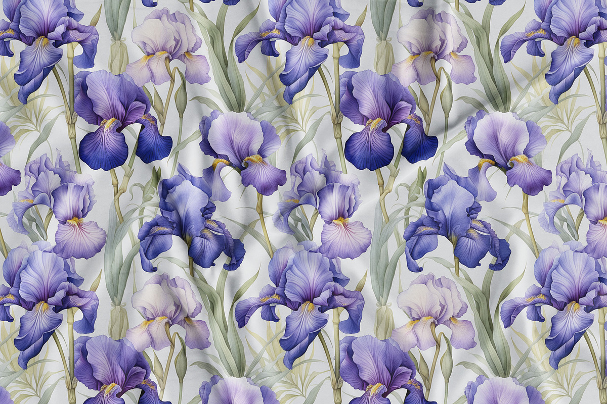 Floral Seamless Patterns + Cliparts, a Pattern Graphic by Olya Creative (Photo 19 of 20)