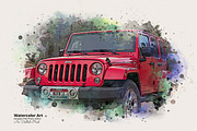 Editable Watercolor Photoshop Effect, an Action Add-On by Photoshop Action (Thumbnail 8 of 17)