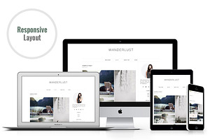 Responsive WP Theme - Wanderlust